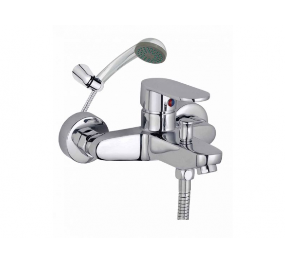 LUX FAUCET OF BATH WITH SPIRAL TELEPHONE AND SUPPORT BATHROOM