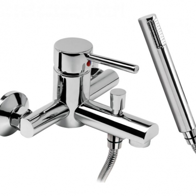 STILO FAUCET OF BATH WITH SPIRAL TELEPHONE AND SUPPORT