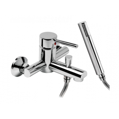STILO FAUCET OF BATH WITH SPIRAL TELEPHONE AND SUPPORT