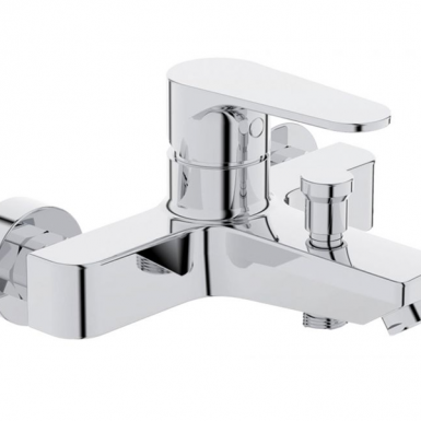 LIRA FAUCET OF BATH WITH SPIRAL TELEPHONE AND SUPPORT