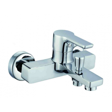 MODA FAUCET OF BATH WITH SPIRAL TELEPHONE AND SUPPORT