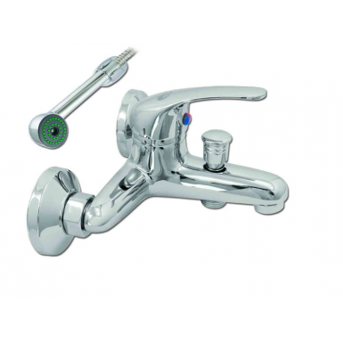 MODENA FAUCET OF BATH WITH SPIRAL TELEPHONE AND SUPPORT