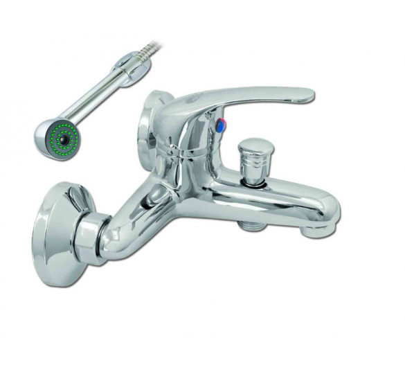 MODENA FAUCET OF BATH WITH SPIRAL TELEPHONE AND SUPPORT BATHROOM