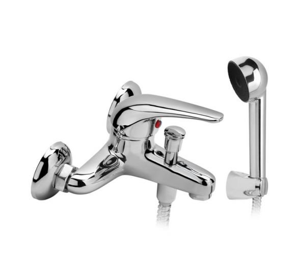 DEMA FAUCET OF BATH WITH SPIRAL TELEPHONE AND SUPPORT BATHROOM