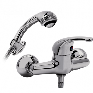 DEMA FAUCET OF SHOWER WITH SPIRAL TELEPHONE AND SUPPORT