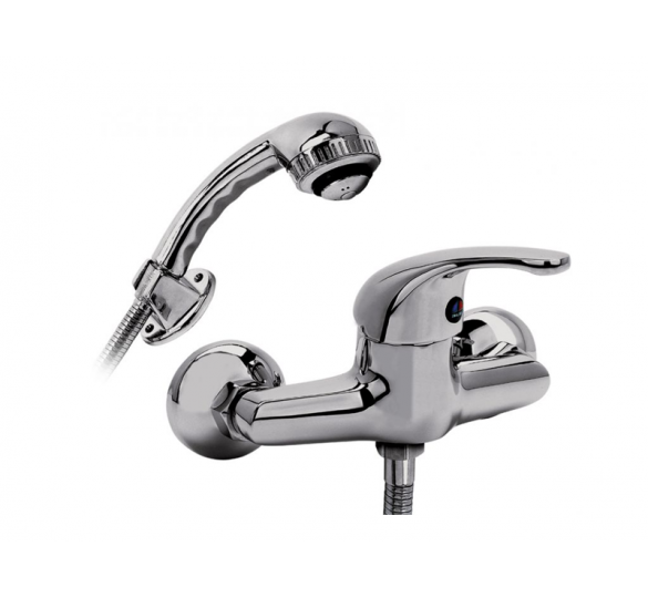 DEMA FAUCET OF SHOWER WITH SPIRAL TELEPHONE AND SUPPORT SHOWER