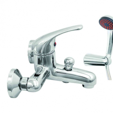 JOLLY FAUCET OF BATH WITH SPIRAL TELEPHONE AND SUPPORT