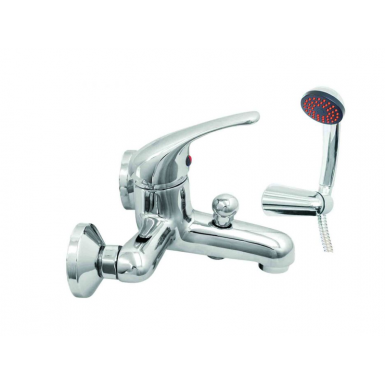 JOLLY FAUCET OF BATH WITH SPIRAL TELEPHONE AND SUPPORT