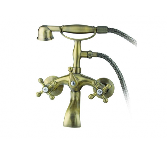 ANTICA FAUCET OF BATH WITH SPIRAL TELEPHONE AND SUPPORT BATHROOM