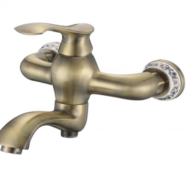 VENEZIA  FAUCET OF BATH WITH SPIRAL TELEPHONE AND SUPPORT