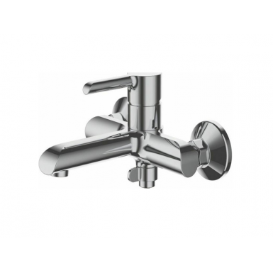 SILUETA FAUCET OF BATH WITH SPIRAL TELEPHONE AND SUPPORT