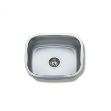 MINA STAINLESS STEEL SINK SUBSIDED 45.5X39.5X18CM 18-1845