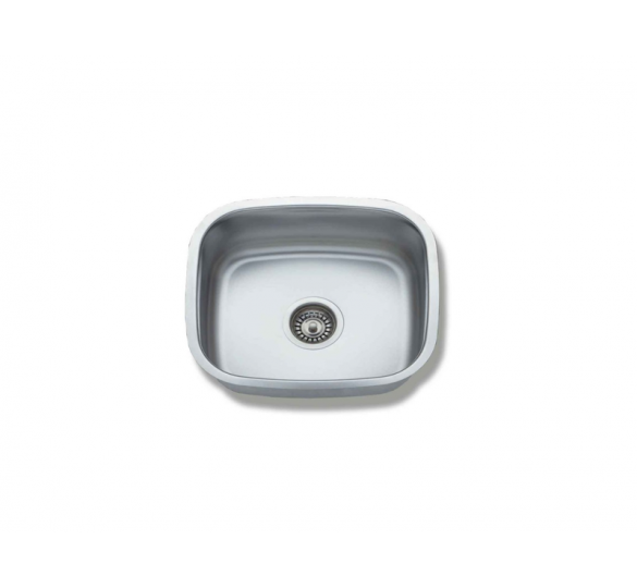 MINA STAINLESS STEEL SINK SUBSIDED 45.5X39.5X18CM 18-1845 STAINLESS SINK