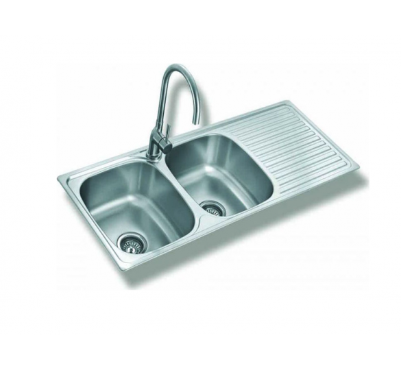 PRACTICA-18 STAINLESS STEEL SINK 118X48X15CM 18-1933 STAINLESS SINK
