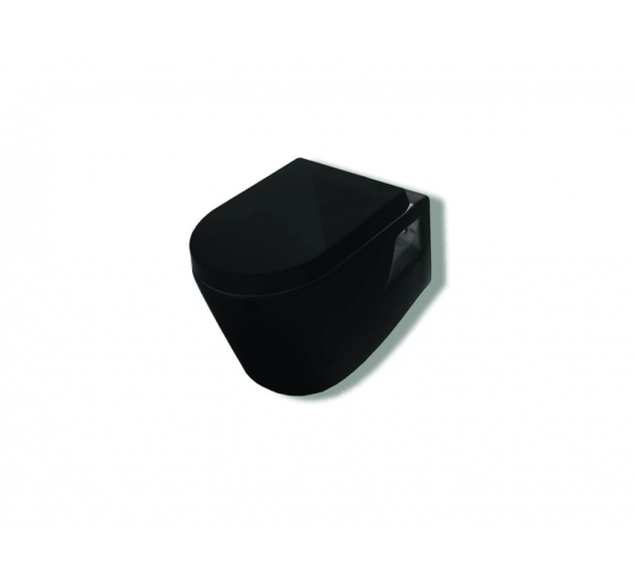 SKAY PENDANT BLACK BLACK GLOSSY WITH COVER 54X36X35CM 38-0427 TOILETS WALL
