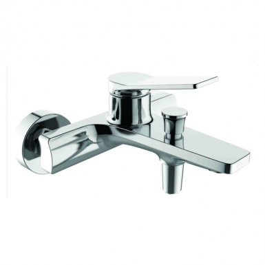 PLAKAL FAUCET OF BATH WITH SPIRAL TELEPHONE AND SUPPORT