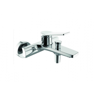 PLAKAL FAUCET OF BATH WITH SPIRAL TELEPHONE AND SUPPORT