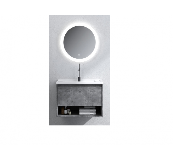 AMBER MODERN GREY  FULL BATHROOM FURNITURE 60X47CM Bathroom Furniture