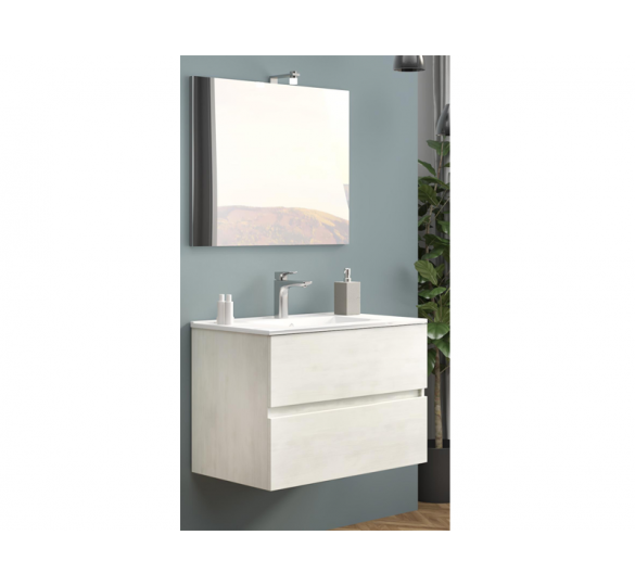 EASY ROVERE BIANCO FULL BATHROOM FURNITURE 81X46CM Bathroom Furniture