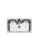 URAGANO sink 97 x 50 x 21.5 cm inlaid  cm smooth inox 18/10 STAINLESS SINK