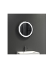 MIRROR PIC012 STAINLESS STEEL WITH HIDDEN LIGHT & CLOSET Ø53 CM mirrors Sanitary Ware - AGGELOPOULOS SANITARY WARE S.A.
