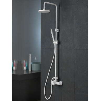 NEW TECH WHITE MATT faucer showerhead 12065-300