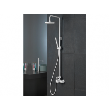 NEW TECH WHITE MATT faucer showerhead 12065-300