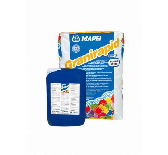 GRANIRAPID A+B MAPEI GLUES OF TILES AND NATURAL STONES Sanitary Ware - AGGELOPOULOS SANITARY WARE S.A.