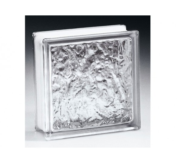 glass brick Toba colorless 19 x 19 x 8 colorless