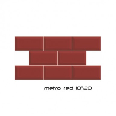 METRO FUEGO (RED) 10*20