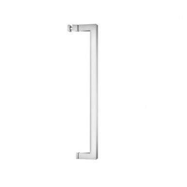 glass door handle chrome 6.5x52.2cm