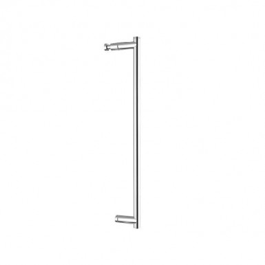glass door handle chrome 6.5x55cm