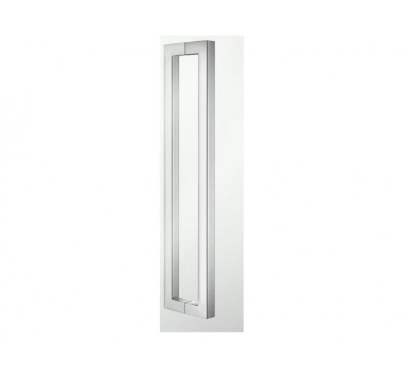 double glass door handle chrome 6.5x52.2cm GLASS DOOR HANDLES & DOOR STOP