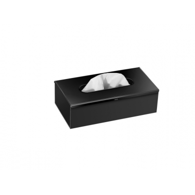 SANCO TISSUE BOX (AISI 304) BLACK MATT 25X13X7.5 CM