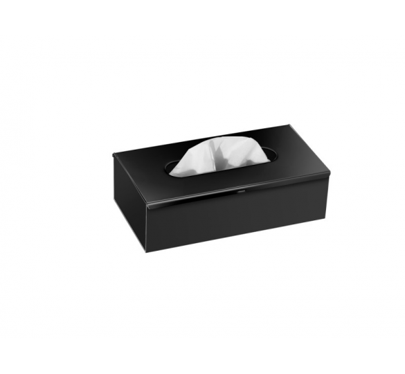 SANCO TISSUE BOX (AISI 304) BLACK MATT 25X13X7.5 CM TOILET ROLL HOLDERS PRO