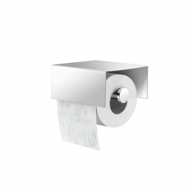 SANCO TOILET ROLL HOLDER WITH COVER CHROME 15X12.5X6 CM