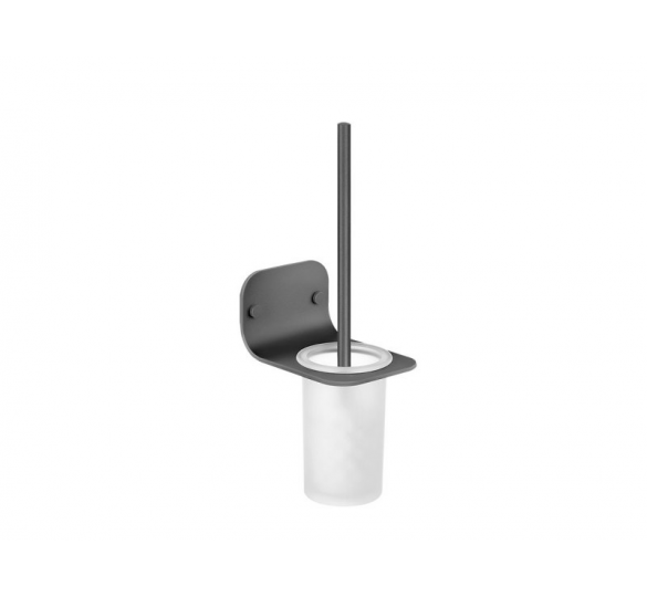 AVATON TOILET BRUSH HOLDER  ANTHRACITE GRAINED SANCO AVATON COLORS Sanitary Ware - AGGELOPOULOS SANITARY WARE S.A.