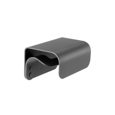 AVATON TOILET ROLL HOLDER WITH COVER ANTHRACITE GRAINED SANCO