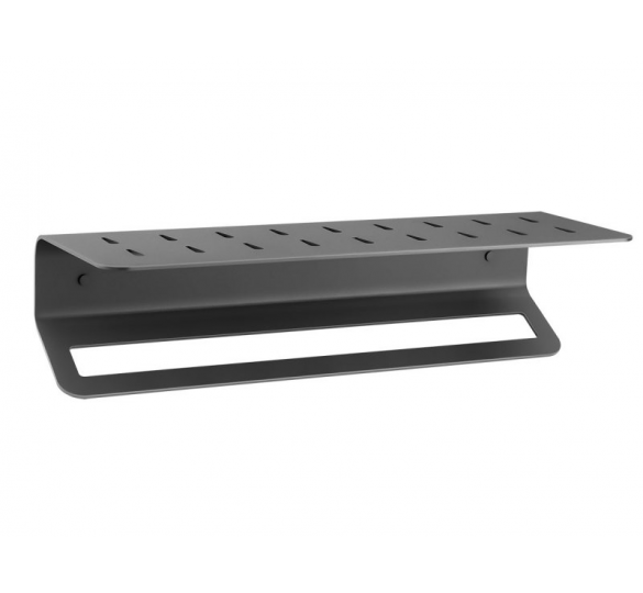 AVATON TOWEL RACK 60CM ANTHRACITE GRAINED SANCO AVATON COLORS Sanitary Ware - AGGELOPOULOS SANITARY WARE S.A.