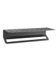 AVATON TOWEL RACK 60CM ANTHRACITE GRAINED SANCO AVATON COLORS Sanitary Ware - AGGELOPOULOS SANITARY WARE S.A.