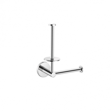 ERGON project double toilet roll holder chrome