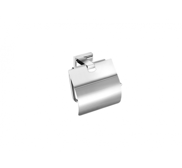 toilet roll holder with lid enigma ENIGMA CHROME