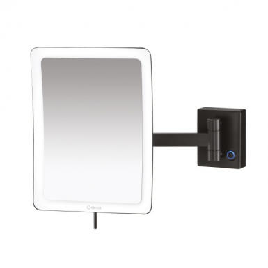 SANCO WALL MOUNTED COSMETIC MIRROR (X3) WITH LED MR LED-305-M116