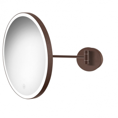 SANCO WALL MOUNTED COSMETIC MIRROR (X1) WITH LED MR LED-405-A75