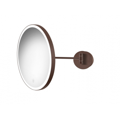 SANCO WALL MOUNTED COSMETIC MIRROR (X1) WITH LED MR LED-405-A75
