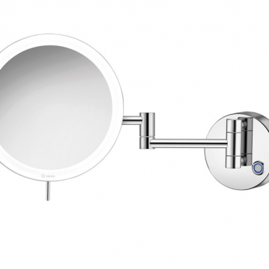 SANCO WALL MOUNTED COSMETIC MIRROR (X3) WITH LED MR LED-701-A03