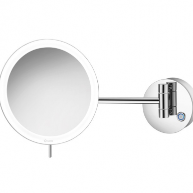 SANCO WALL MOUNTED COSMETIC MIRROR (X3) WITH LED MR LED-705-A03