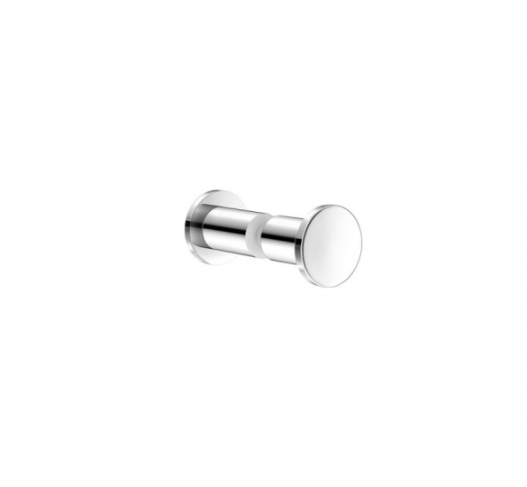 SANCO DOUBLE KNOB / ROBE HOOK FOR GLASS CHROME Ø3.5XD3.5 CM GLASS DOOR HANDLES & DOOR STOP Sanitary Ware - AGGELOPOULOS SANITARY WARE S.A.