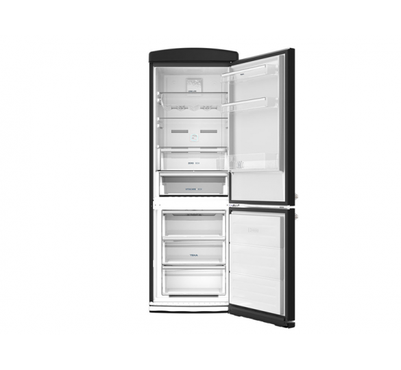 FRIDGE FREEZER BLACK RBF 78615 RTR Refrigerators