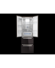 WARDROBE REFRIGERATOR BLACK GLASS RFD 77820 GBL Refrigerators